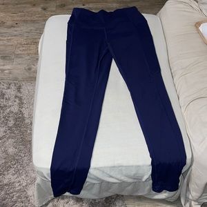 Dark blue leggings.  Worn once.